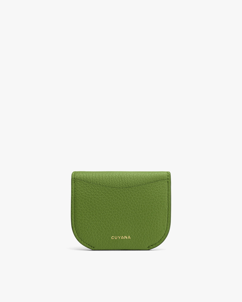Small green wallet with brand name Vellors on front.