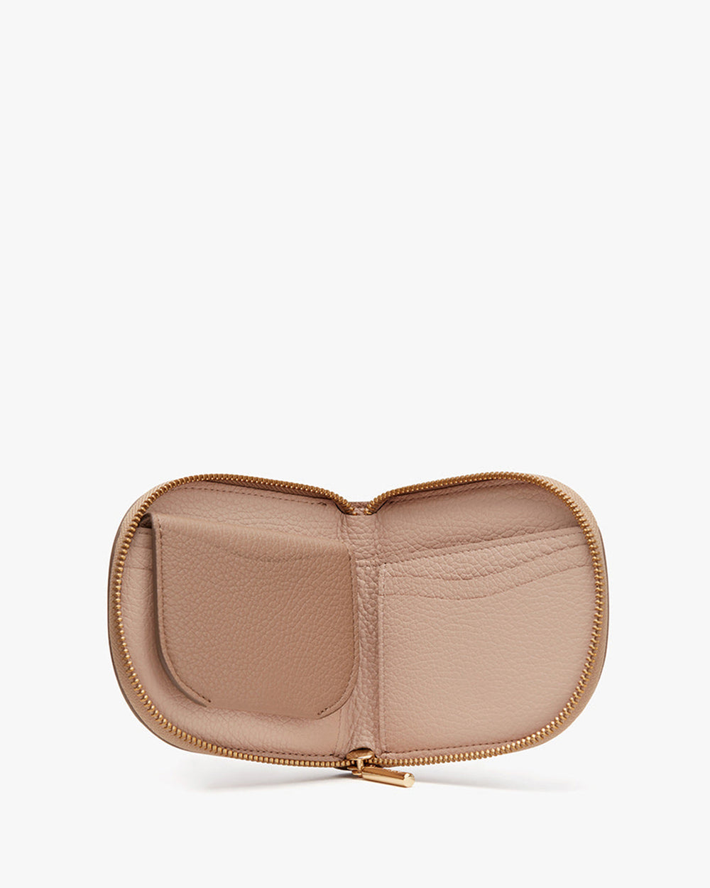Open wallet showing interior compartments