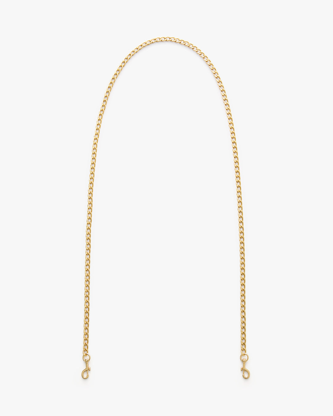 Thin chain strap with clasps at both ends.
