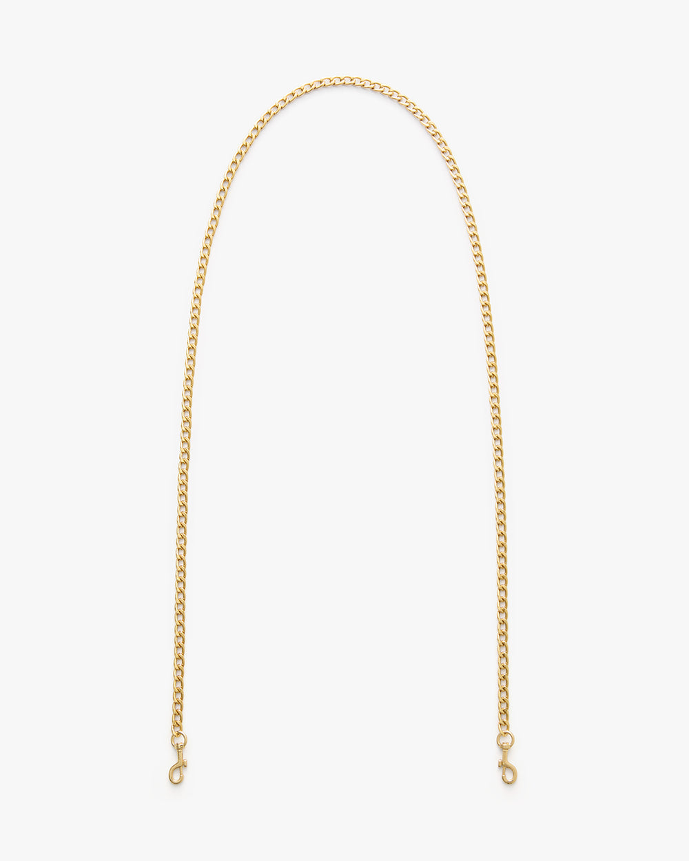 Thin chain strap with clasps at both ends.