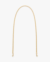 Thin chain strap with clasps at both ends.