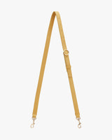 Adjustable bag strap with clasps on each end.