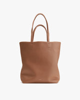 Tote bag standing upright on a plain background.