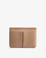 Rectangular tablet sleeve with a front pocket.