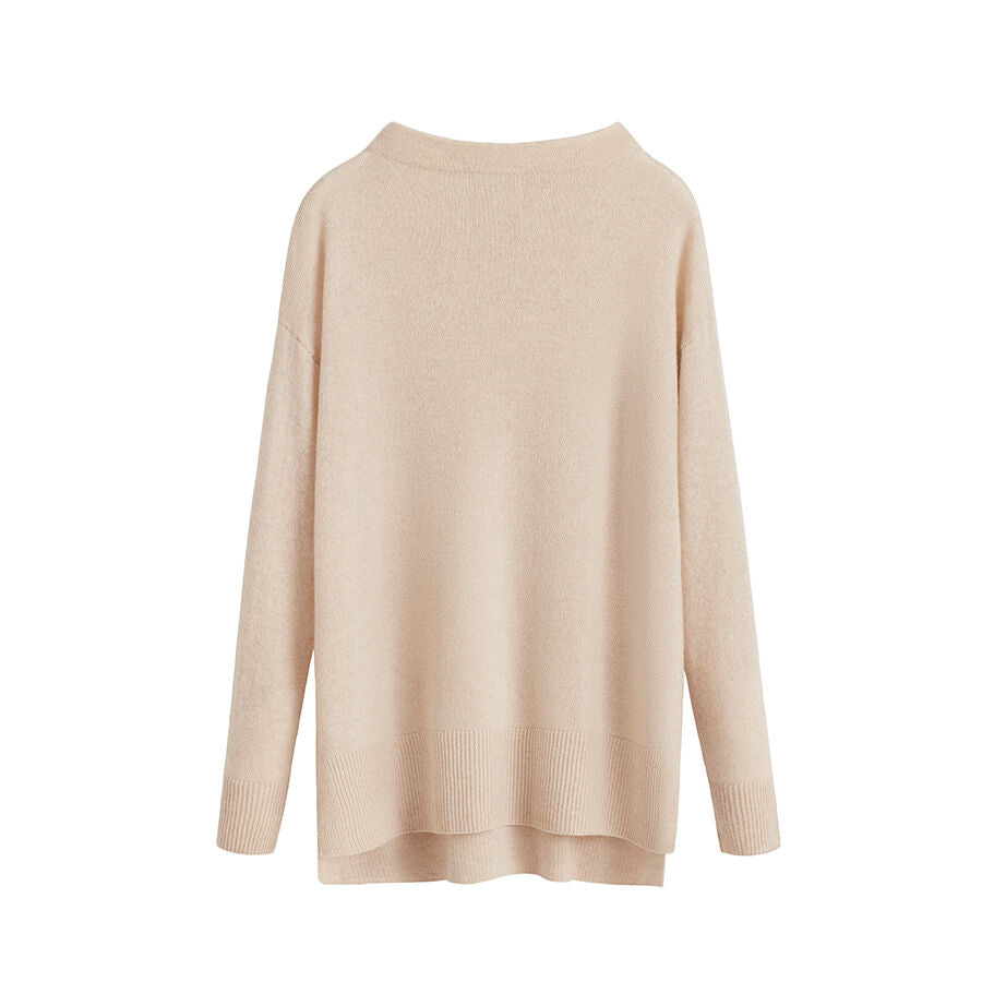 Plain sweater displayed on a plain background.